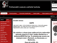 Tablet Screenshot of georgeaudio.net